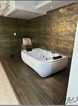 عکس | جکوزی وسط پذیرایی؛ جنون‌آمیزترین چیدمان ممکن!