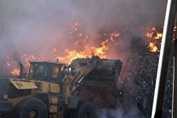 تصاویر جدید از آتش و دود شدید غرب تهران