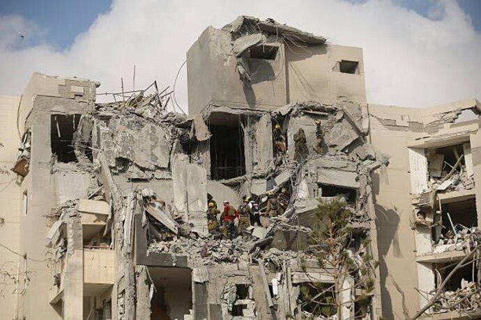 عکس | آثار حملات امروز ایران در یک نگاه