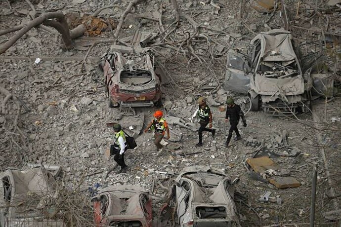 عکس | آثار حملات امروز ایران در یک نگاه