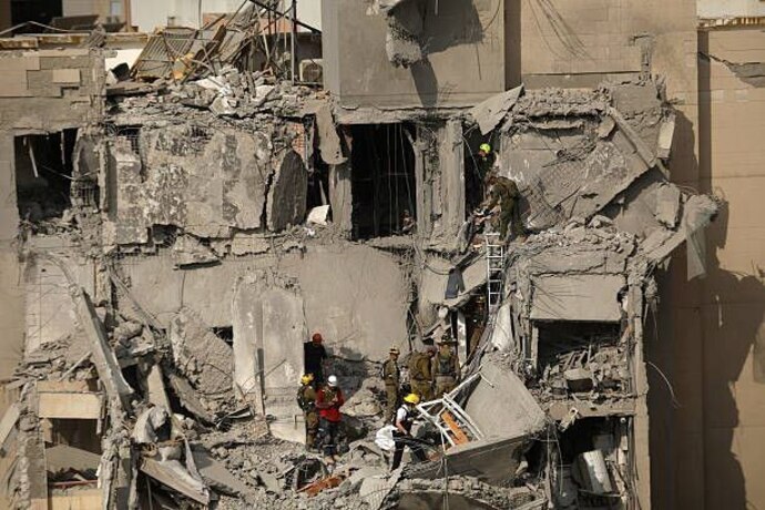 عکس | آثار حملات امروز ایران در یک نگاه