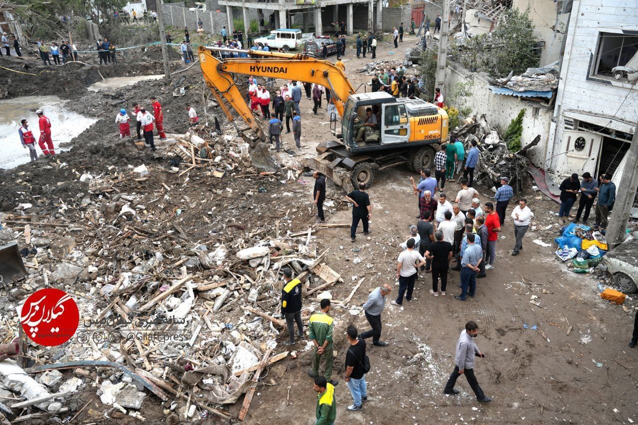 تصاویر تکان دهنده از جنایت اسرائیل در آستانه اشرفیه