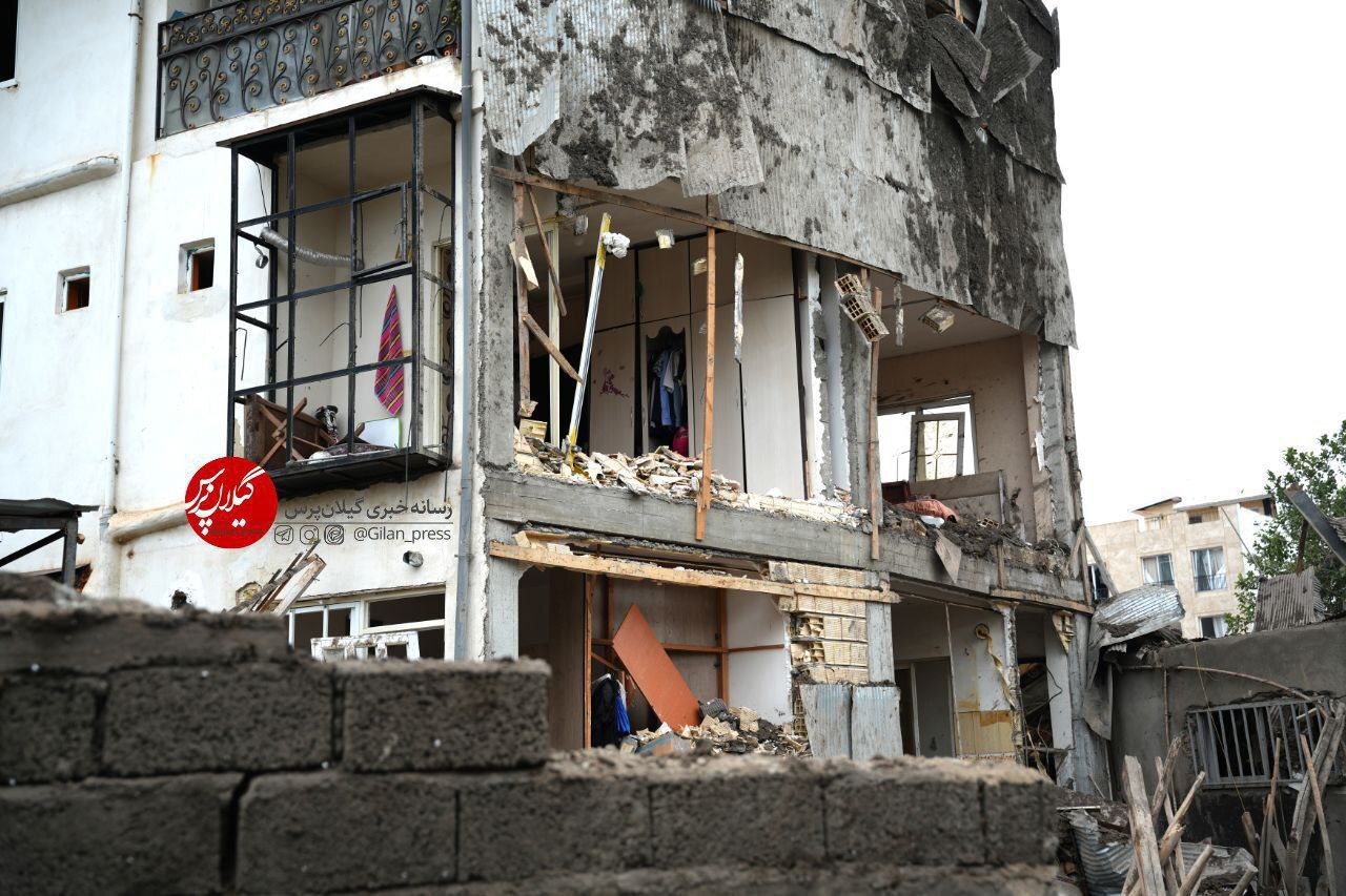 تصاویر تکان دهنده از جنایت اسرائیل در آستانه اشرفیه