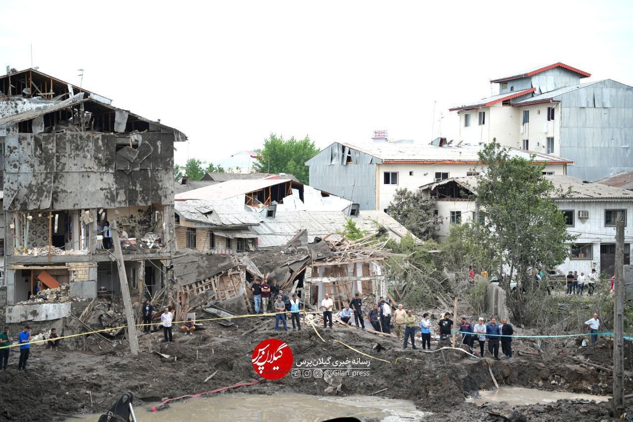 تصاویر تکان دهنده از جنایت اسرائیل در آستانه اشرفیه