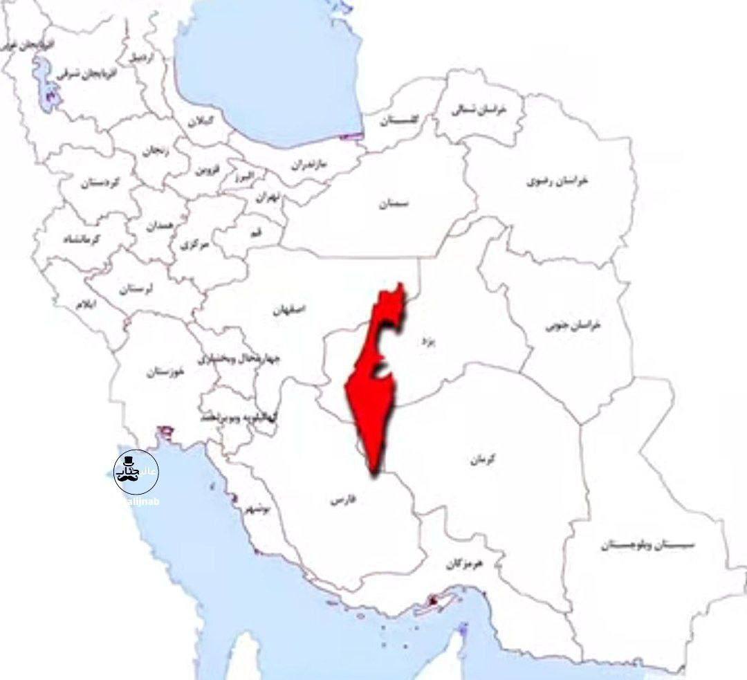 مقایسه‌ی اندازه اسرائیل و ایران به زبان ساده؛ اسرائیل اندازه کدام شهر ایران است؟