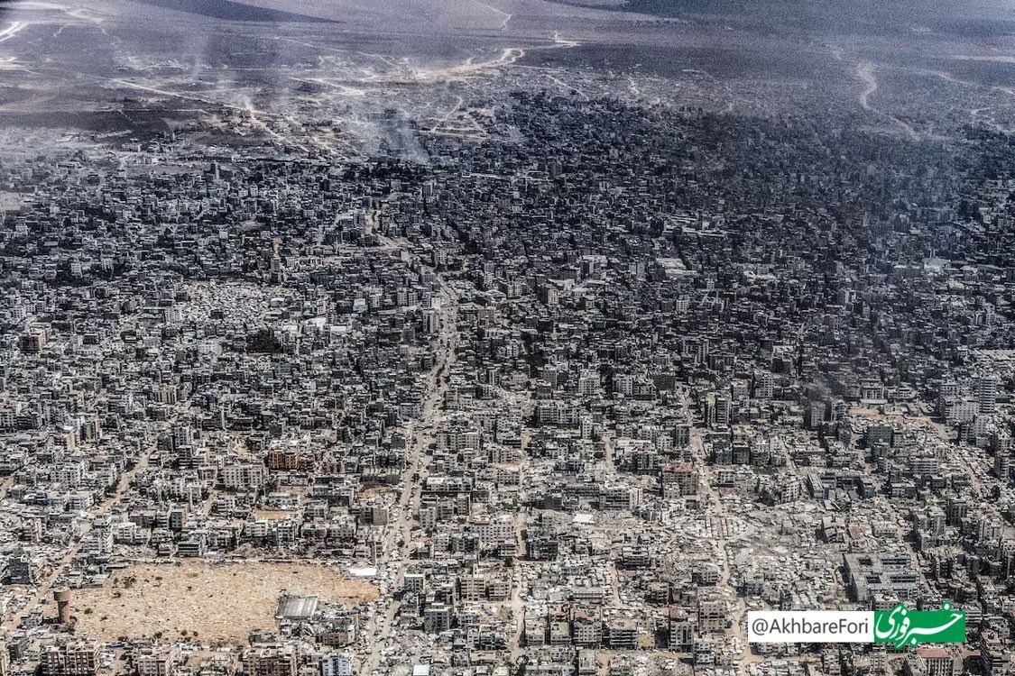 تصویر آخرالزمانی که از غزه ثبت شد تصویر آخرالزمانی که از غزه ثبت شد