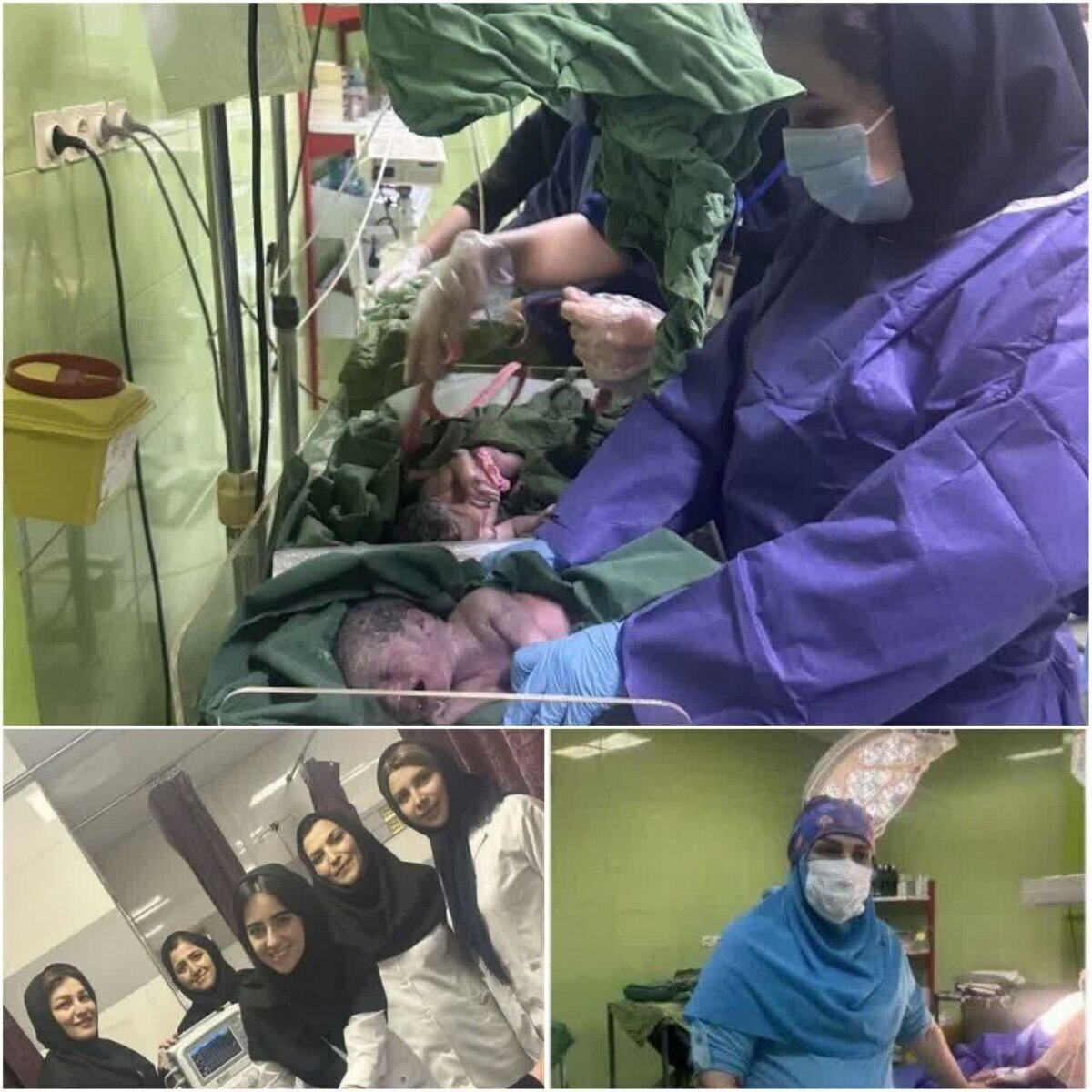 زایمان ۴ قلو