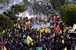 ویدئو | اعتراض هواداران حزب‌الله به طرح خلع سلاح