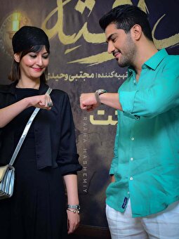 ژست جالب پردیس احمدیه و سینا مهراد در این عکس پربازدید شد