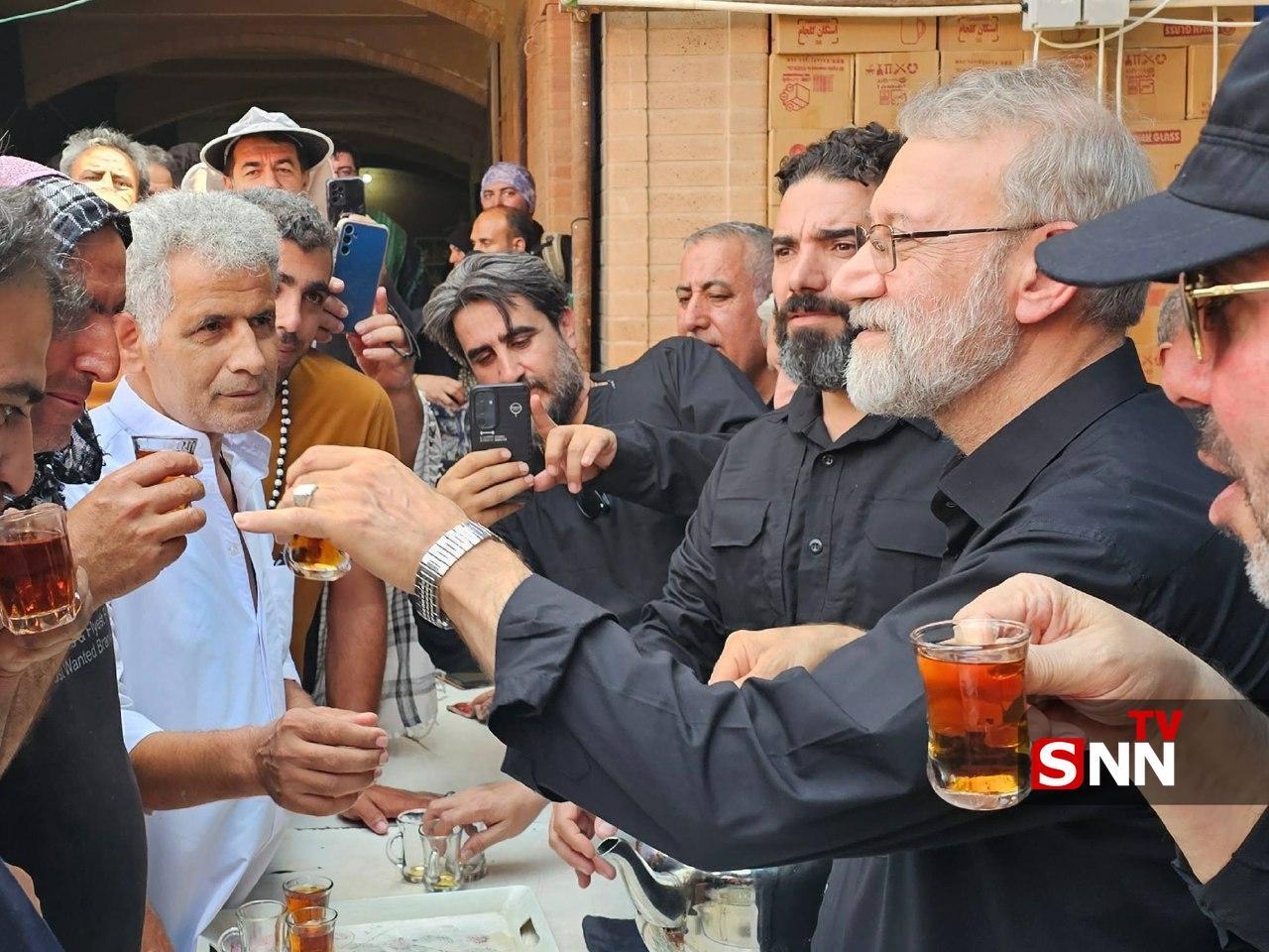 تصاویر متفاوت از لاریجانی که در ساعات اخیر وایرال شد