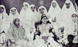 عکس | سنگ قبر دختر ناصرالدین شاه قاجار ملقب به «عزالسلطنه» در بهشت زهرا