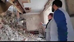 اولین تصاویر از منزل شهید فریدون عباسی بعد از حمله اسرائیل