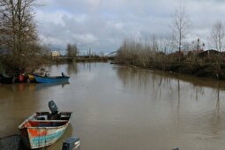 تصاویری باورنکردنی؛ رودخانه «سیاه‌درویشان» از بزرگترین رودخانه‌های استان گیلان خشک شد!