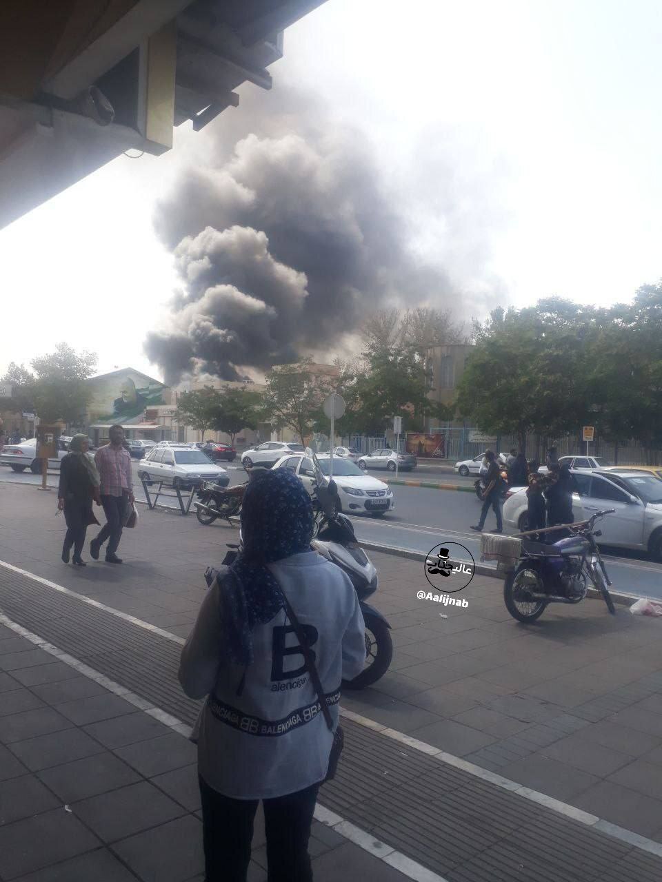 آتش‌سوزی شدید در بیمارستان قائم مشهد