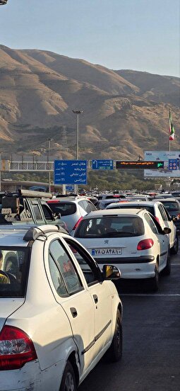 آزاد راه تهران شمال مسدود شد