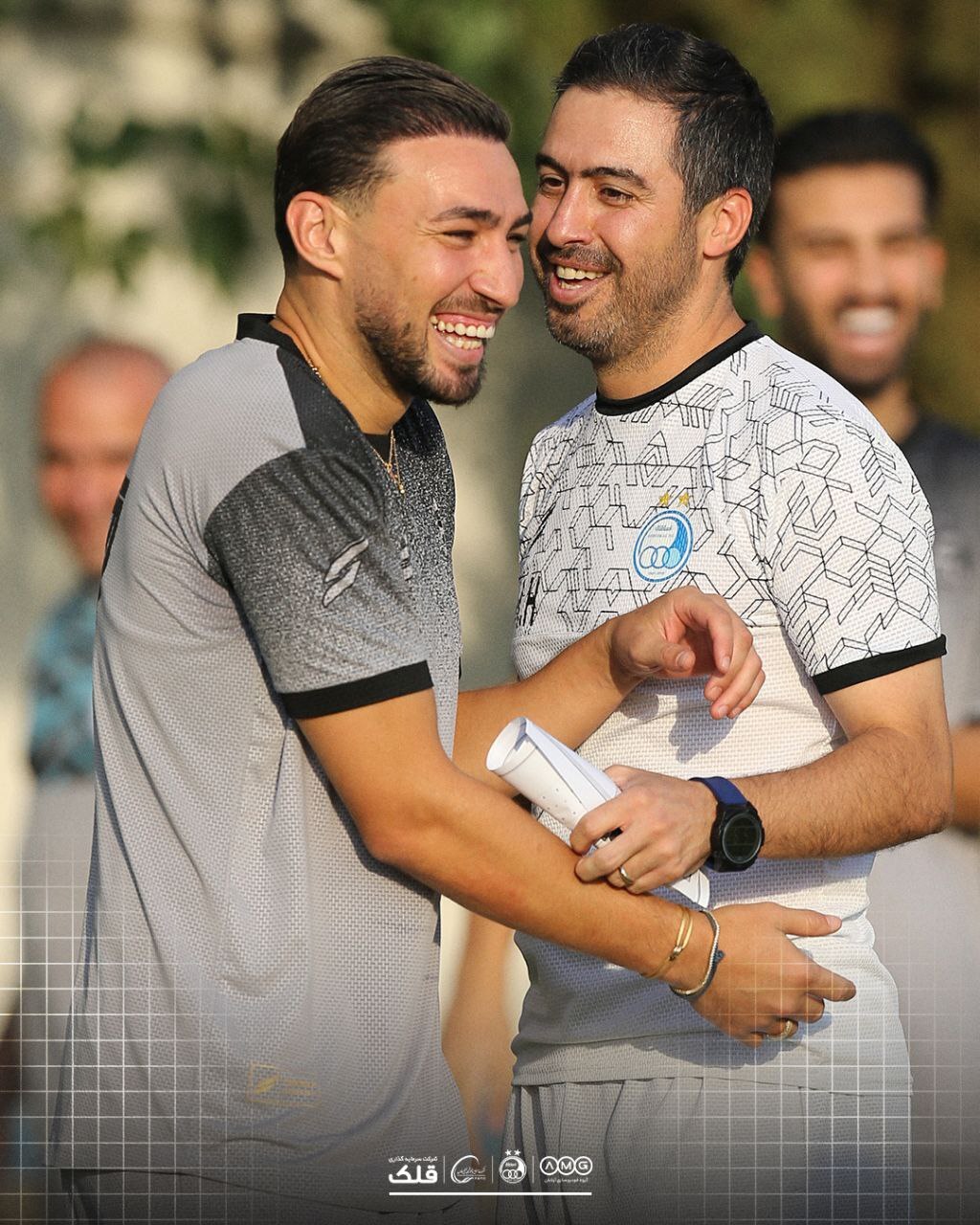 (تصاویر) اولین تمرین منیر الحدادی ستاره بارسا در لباس استقلال