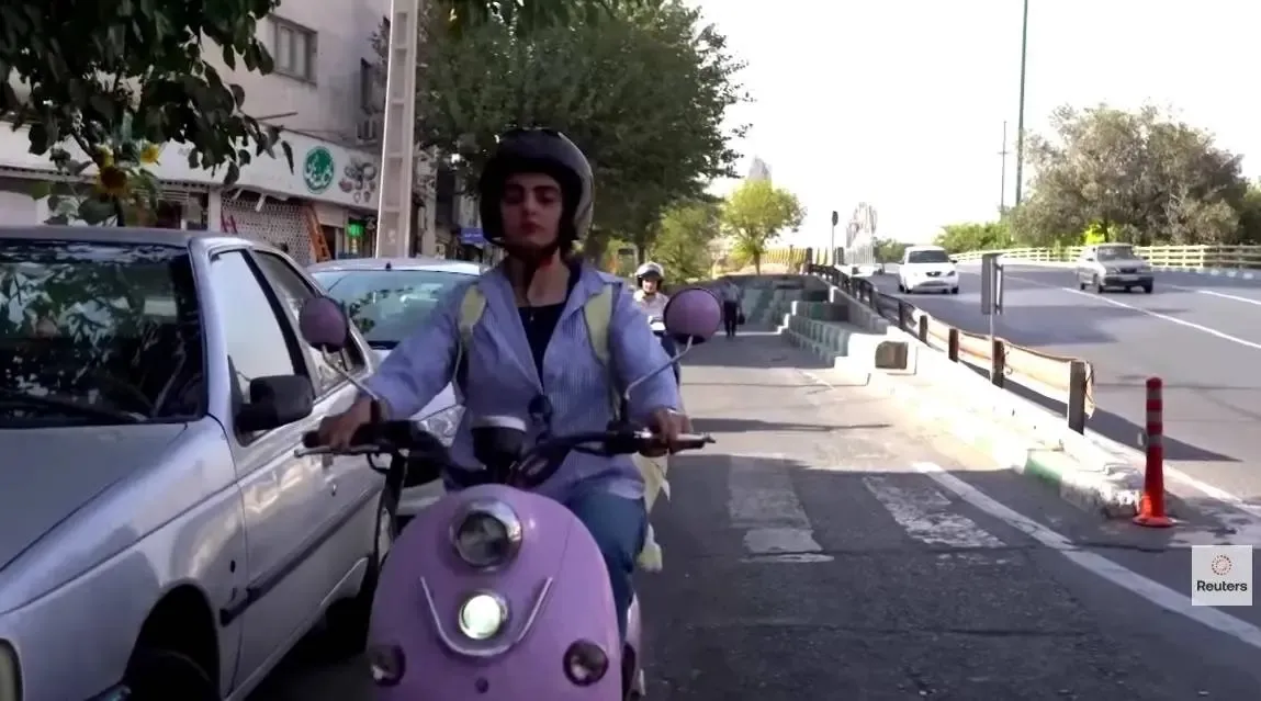 تصاویر رویترز از موتورسواری زنان در ایران