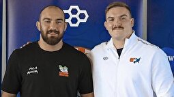 کری امیرحسین زارع با کشتی‌گیر آمریکایی برای طلای سنگین‌وزن جهان