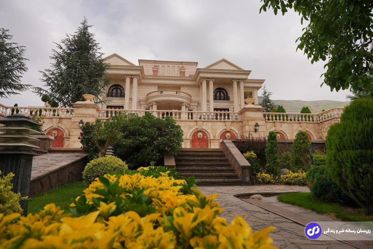تصاویری باورنکردنی از ویلایی ۴ هزار میلیاردی اکبر رحیمی متهم اول چای دبش