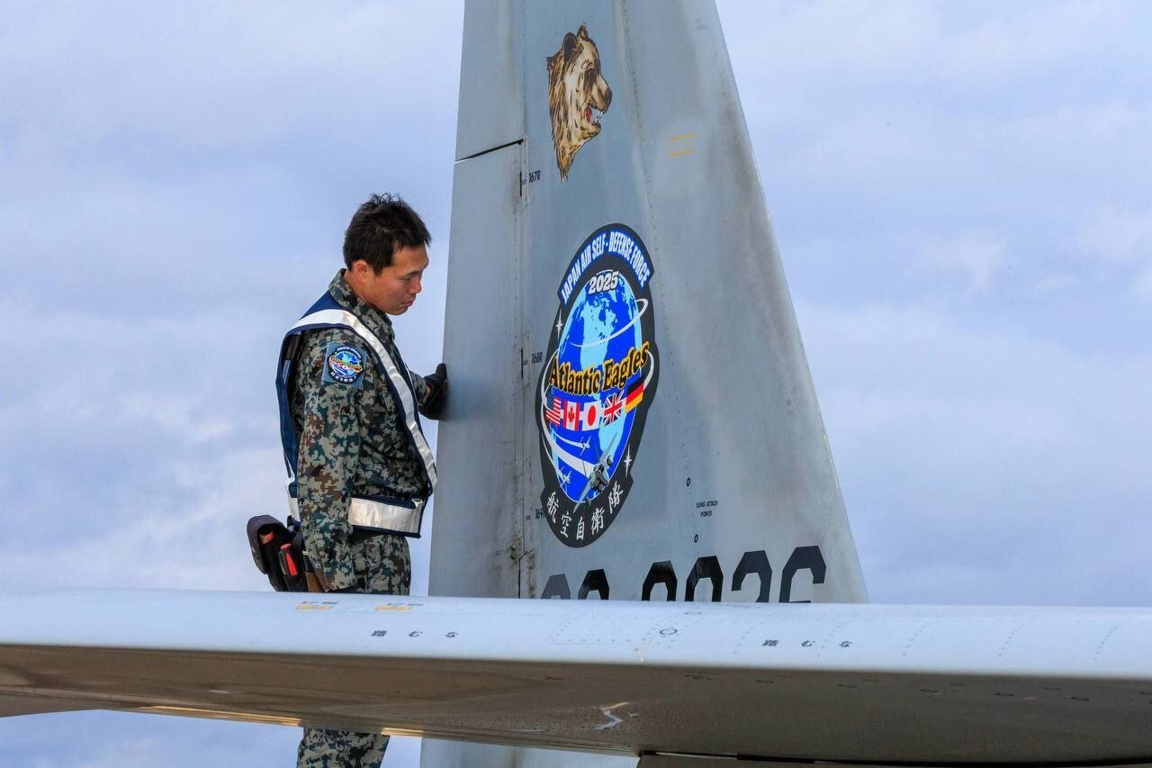 تصاویر | استقرار جنگنده‌های ژاپن در اروپا برای نخستین بار