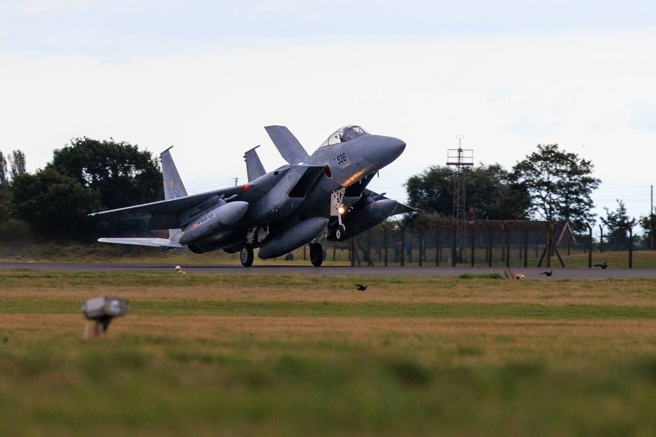 تصاویر | استقرار جنگنده‌های ژاپن در اروپا برای نخستین بار