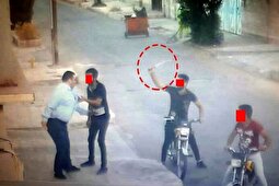 لحظه حمله اراذل و اوباش به ۳ نوجوان در شهرری