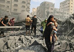 (ویدئو) عروس و داماد فلسطینی در حمله اسرائیل شهید شدند