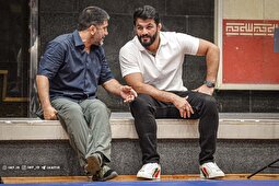 تصاویر | ورود حسن یزدانی به وزن ۱۰۲ کیلو؛ کشتی در سنگین‌وزن؟!