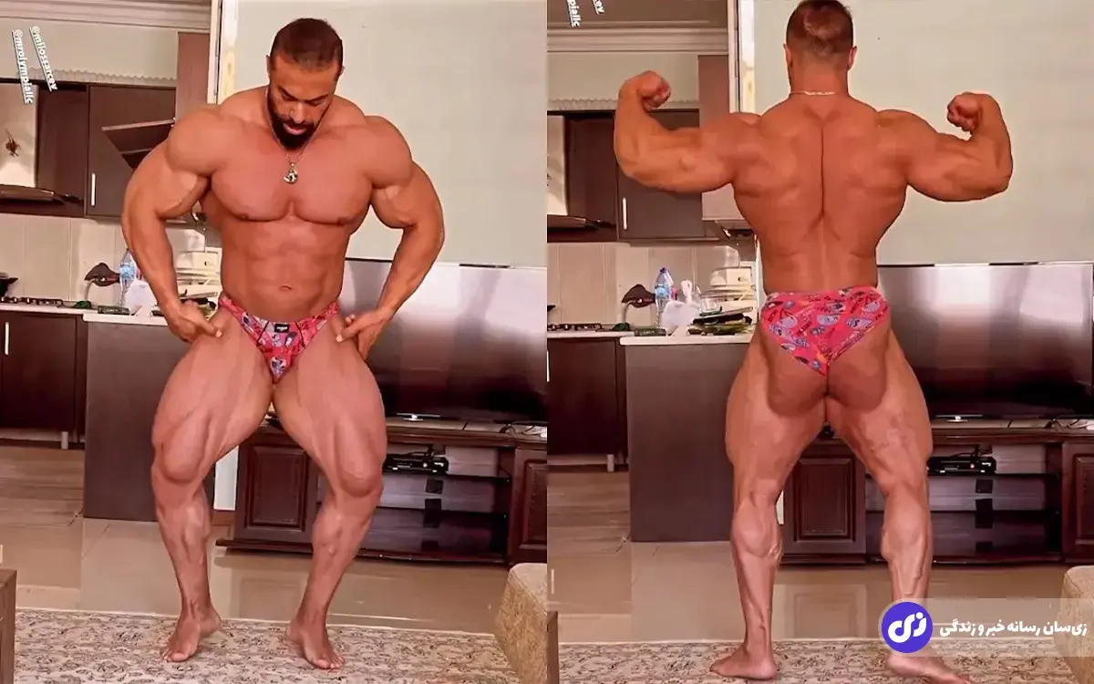 دو تصویر از فیگور بهروز تابانی