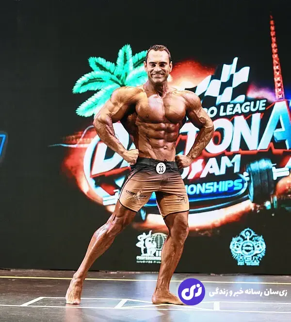 حسین کریمی؛ بدنساز خوزستانی و تنها نماینده فیزیک ایران در مسترالمپیا ۲۰۲۵؛ از کوچههای اهواز تا قرار گرفتن کنار جرمی بوئندیا حسین کریمی