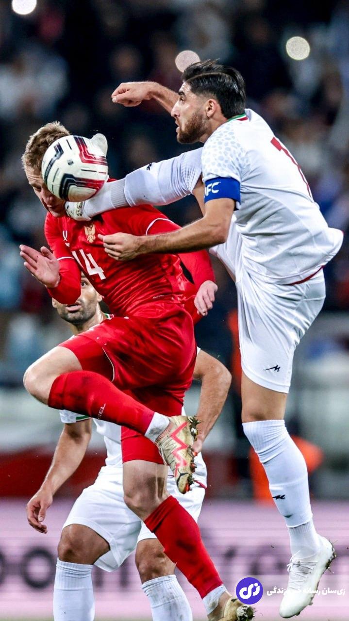 تصاویری از خطای عجیب علیرضا جهانبخش روی بازیکن روس