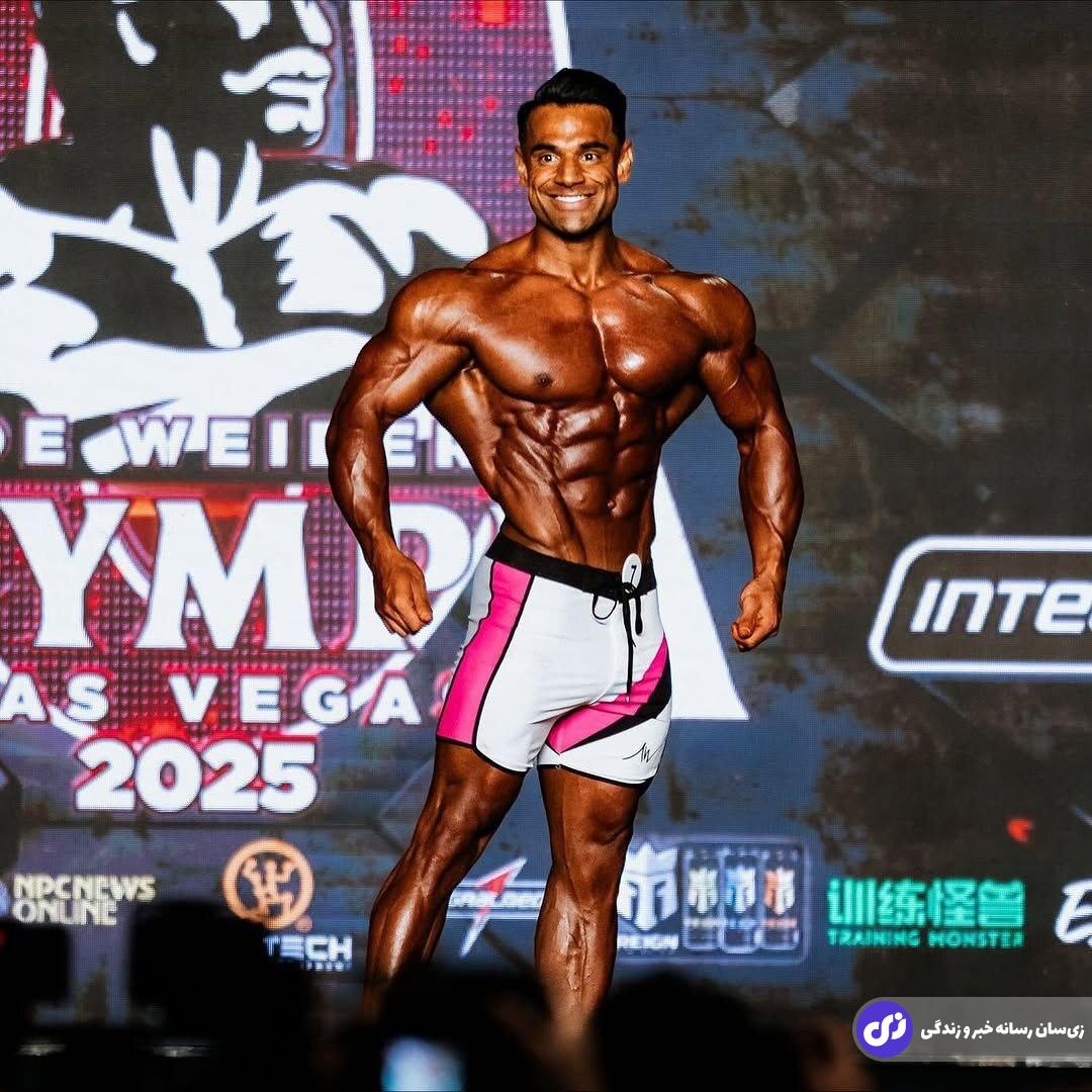 علی بلال بدنساز افغانستانی در فیزیک مسترالمپیا دوم شد