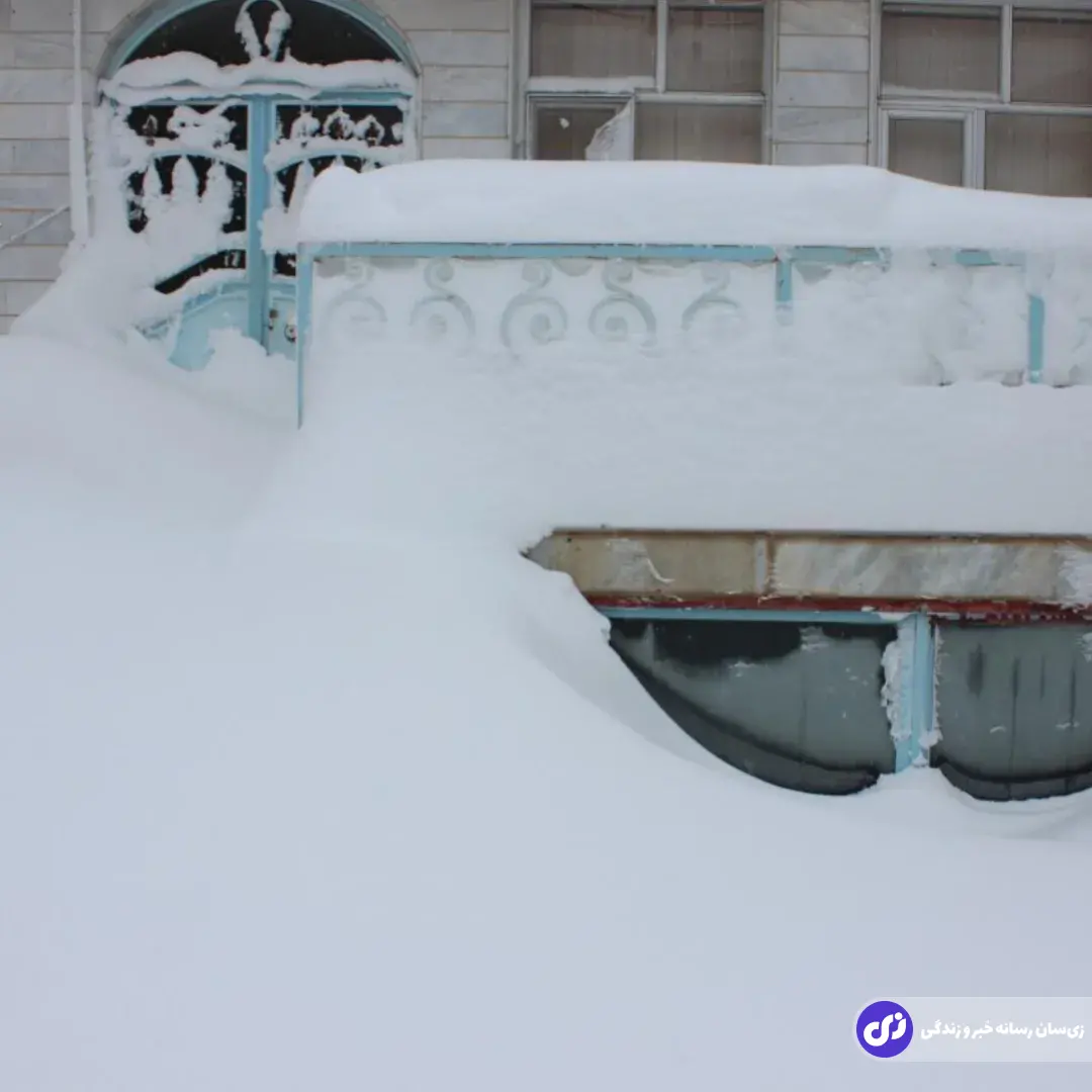 تصاویری باورنکردنی از برف یک متر و نیمی در خلخال تصاویری باورنکردنی از برف یک متر و نیمی در خلخال