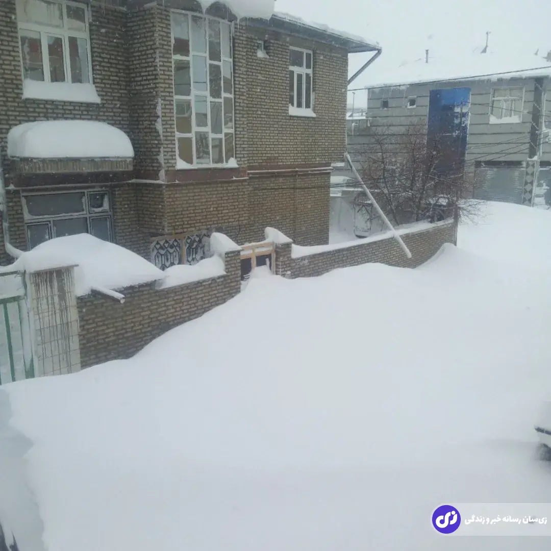 تصاویری باورنکردنی از برف یک متر و نیمی در خلخال تصاویری باورنکردنی از برف یک متر و نیمی در خلخال