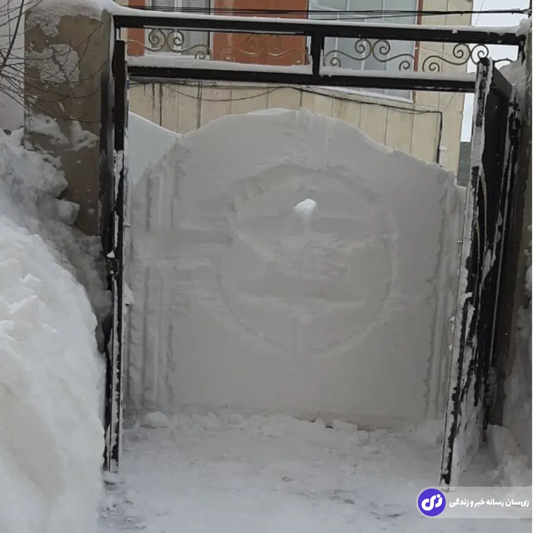 تصاویری باورنکردنی از برف یک متر و نیمی در خلخال تصاویری باورنکردنی از برف یک متر و نیمی در خلخال