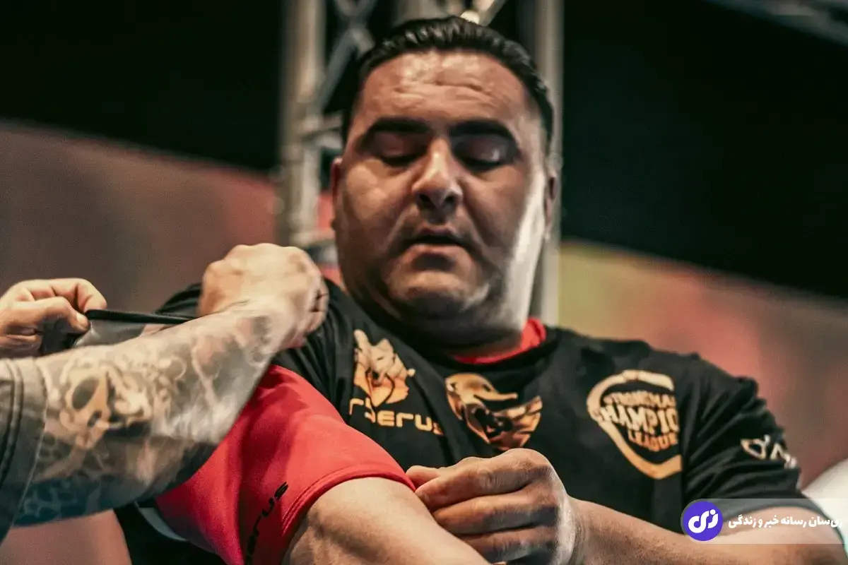 (تصاویر) رامین فرج نژاد معروف به «شیر ایرانی» در مسابقات بینوس کلاسیک امارات سوم شد