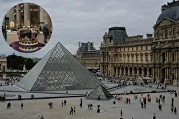 (ویدئو) تکنیک سارقان برای سرقت از موزه لوور لو رفت