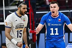 تیم ملی والیبال ایران برابر چک شکست خورد