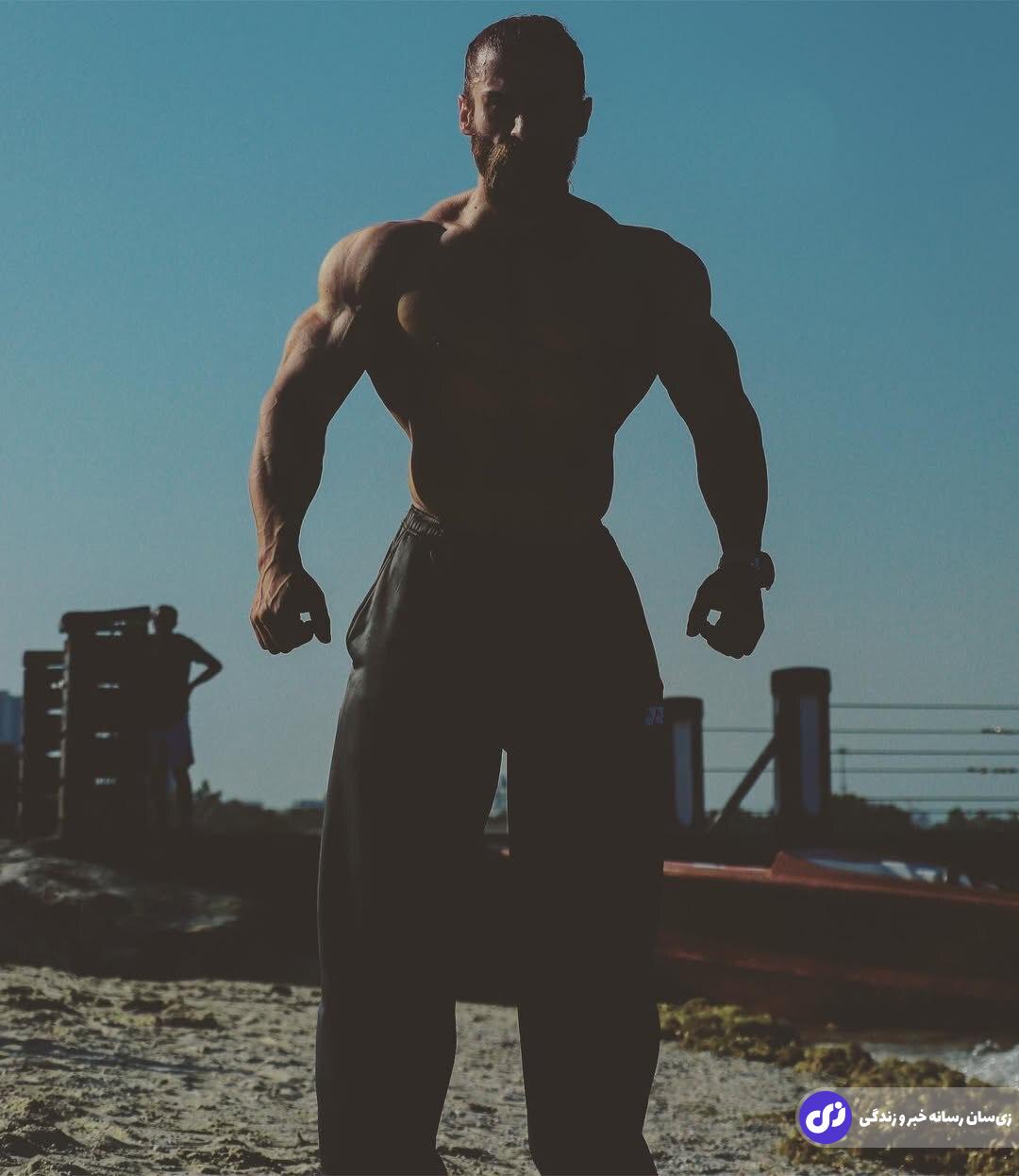 داریوش صادقی؛ بدنساز خوزستانی بادی کلاسیک معروف به «وایکینگ بختیاری» که شبیه بازیگرهای فیلم «بازی تاج و تخت» است داریوش صادقی