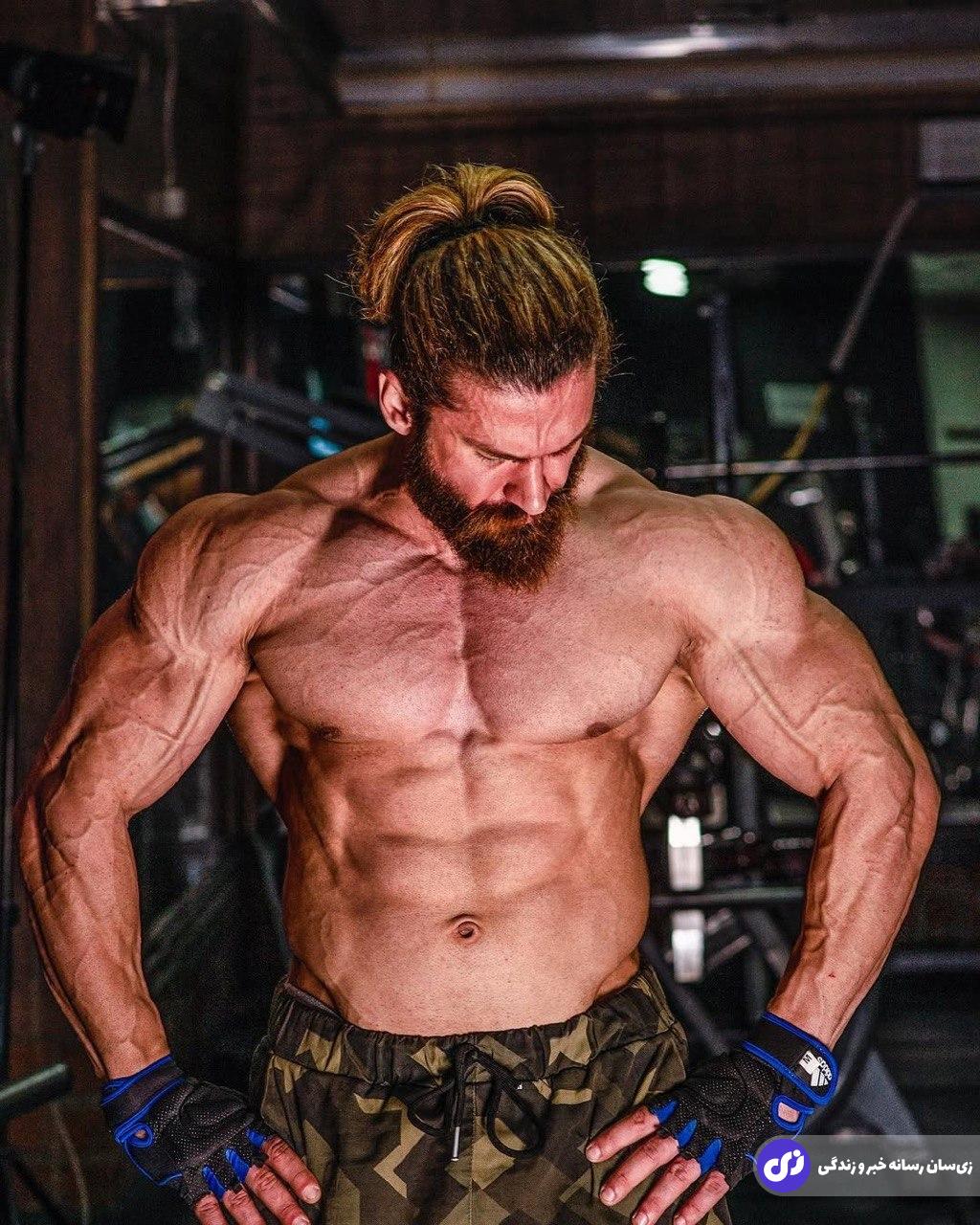 داریوش صادقی؛ بدنساز خوزستانی بادی کلاسیک معروف به «وایکینگ بختیاری» که شبیه بازیگرهای فیلم «بازی تاج و تخت» است داریوش صادقی