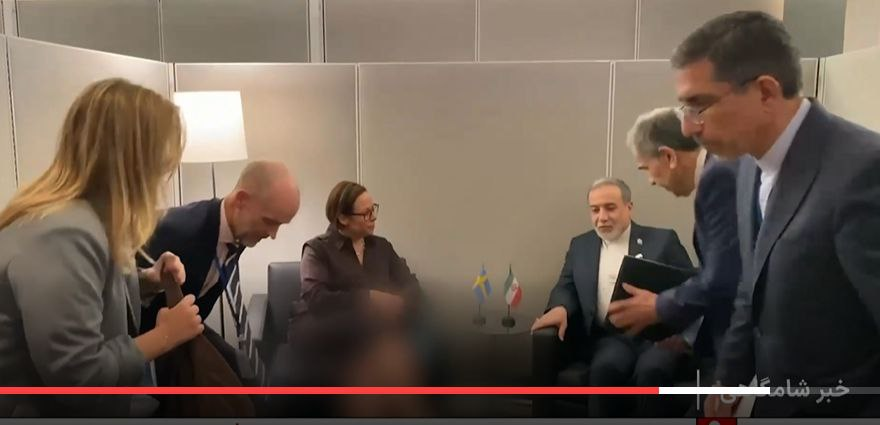 عکس | سانسور تصاویر دیدار عراقچی با وزیران خارجه سوئد و فنلاند در صداوسیما