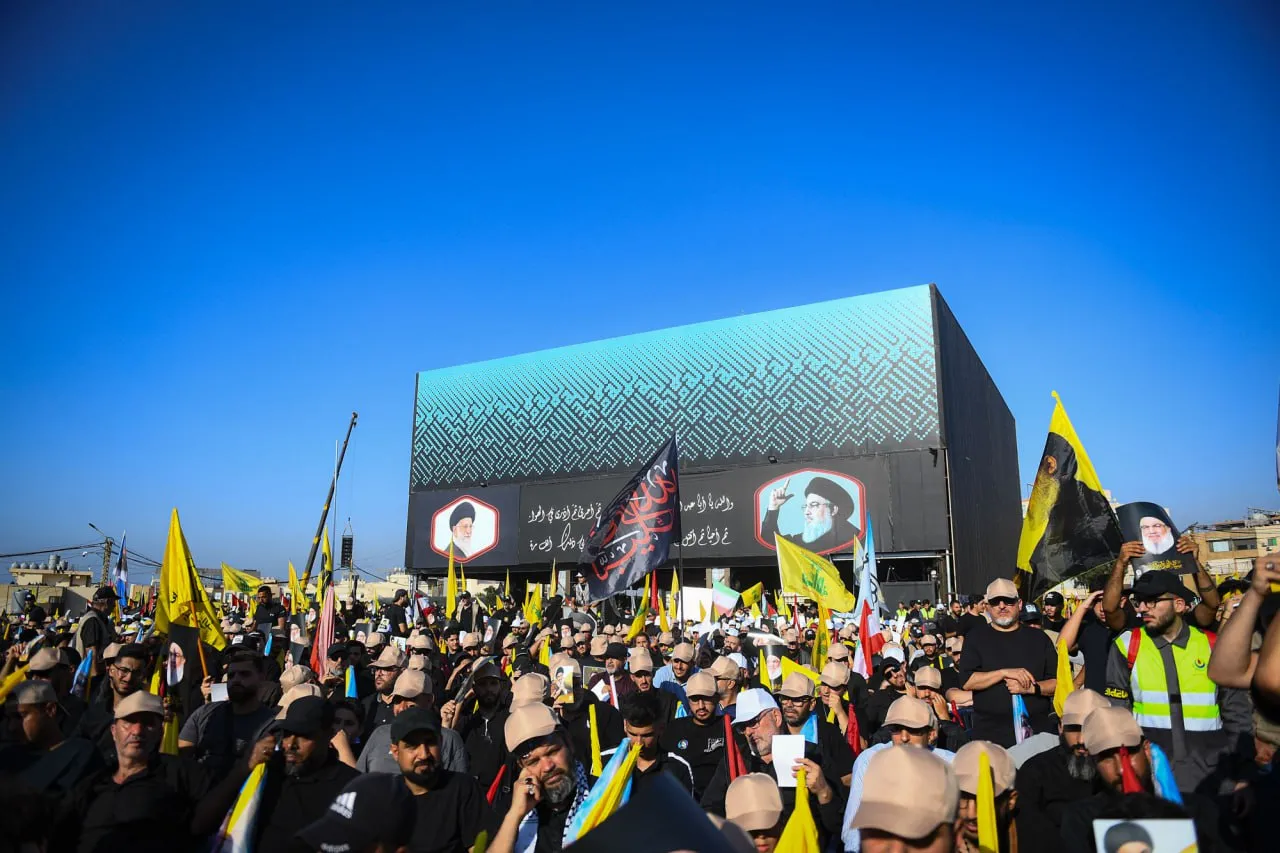 تصاویری از مراسم گرامیداشت سالروز شهادت شیخ حسن نصرالله