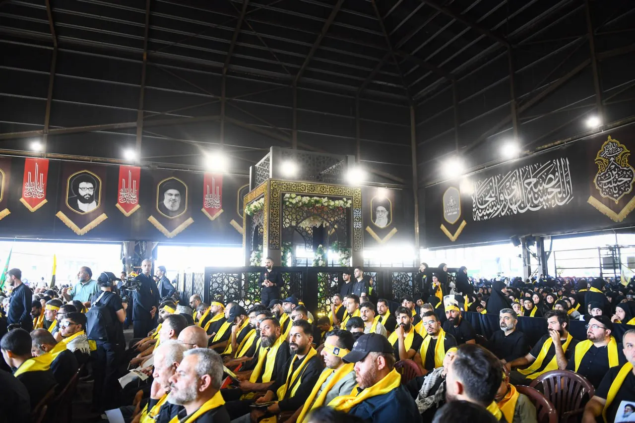 تصاویری از مراسم گرامیداشت سالروز شهادت شیخ حسن نصرالله