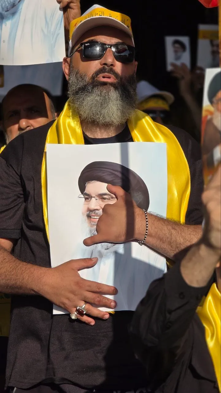 تصاویری از مراسم گرامیداشت سالروز شهادت شیخ حسن نصرالله