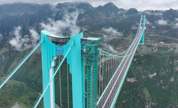 تصاویر | «گرند کنیون هواجیانگ»؛ افتتاح بلندترین پل جهان در چین تصاویر | «گرند کنیون هواجیانگ»؛ افتتاح بلندترین پل جهان در چین