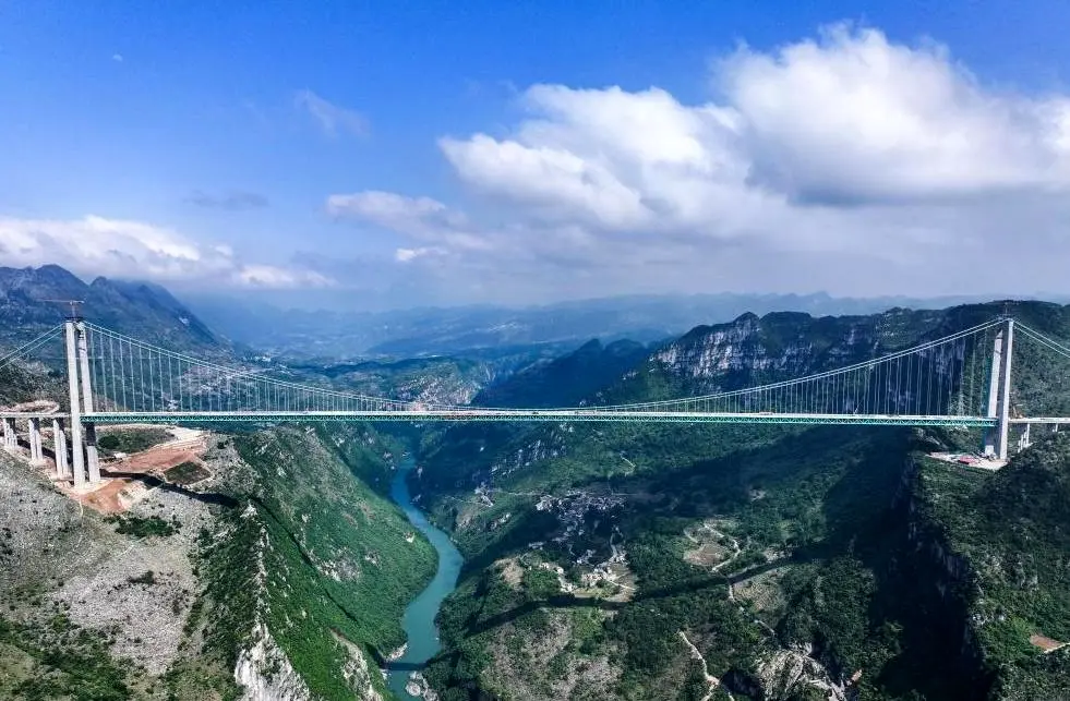 تصاویر | «گرند کنیون هواجیانگ»؛ افتتاح بلندترین پل جهان در چین تصاویر | «گرند کنیون هواجیانگ»؛ افتتاح بلندترین پل جهان در چین
