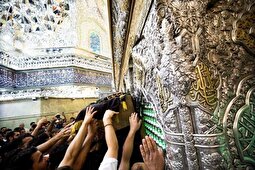 ویدئو | مراسم تشییع همسر  آیت الله سیستانی در نجف