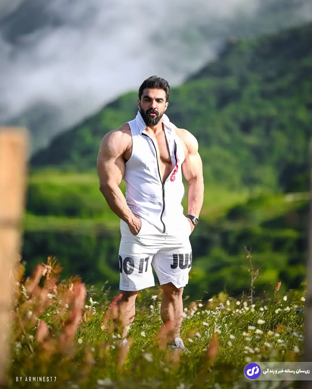 مهران رئیسی؛ غول سنگینوزن بدنسازی و معروف به «هرکول اردبیل» که با علی دایی دیدار کرد و پدیده دسته اوپن ایران است مهران رئیسی