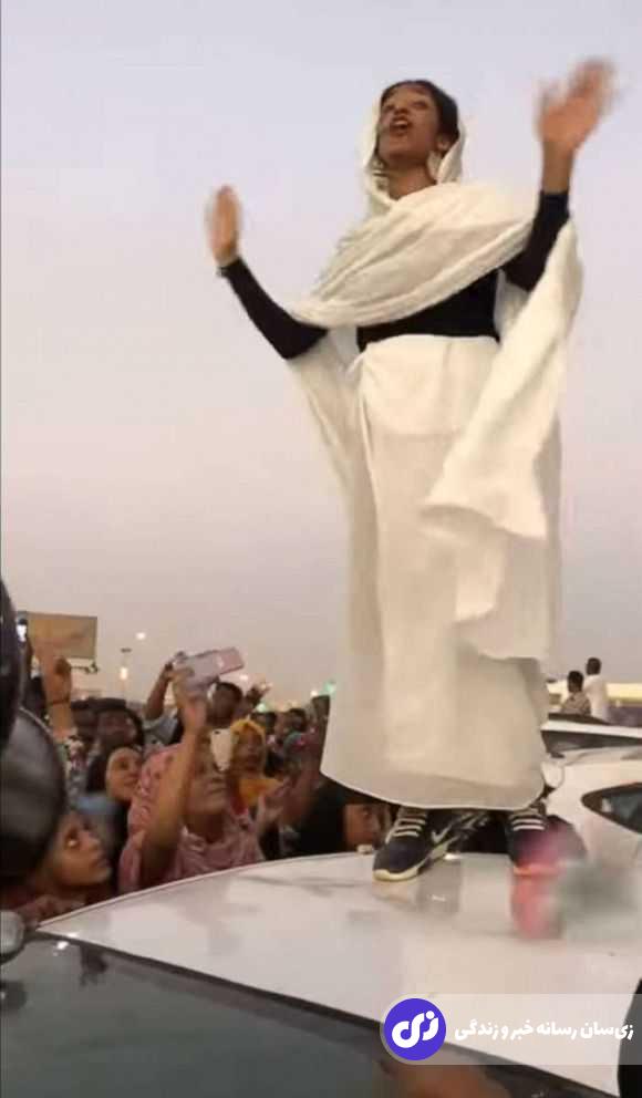 (تصاویر) «زن سفیدپوش سودان»؛ آلاء صلاح کیست و چرا این روزها در سودان حضور ندارد؟!