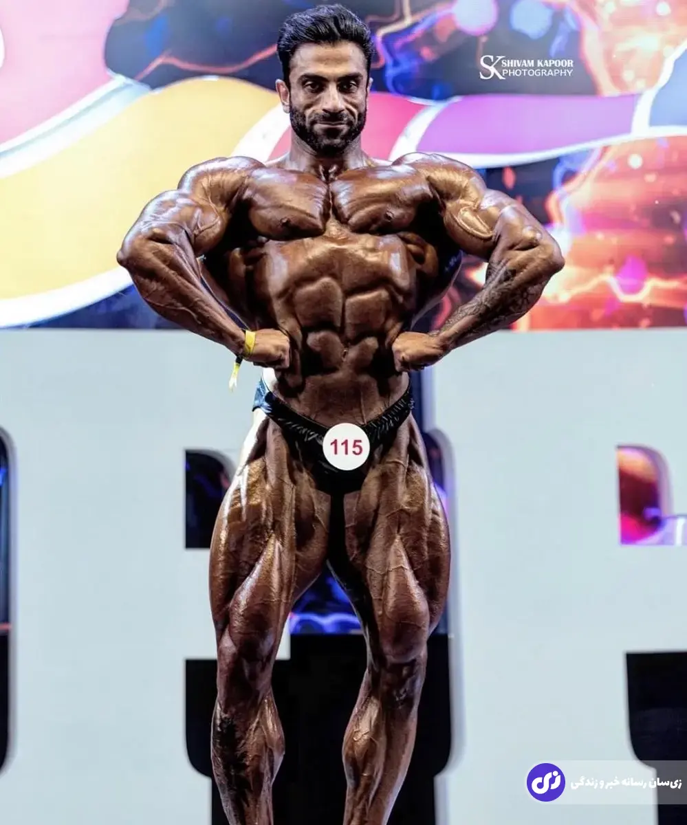 وحید بادپی؛ بدنساز قهرمان لرستانی و معروف به «یوزپلنگ ایران» که دو بار در مسابقات مسترالمپیا شرکت کرد وحید بادپی